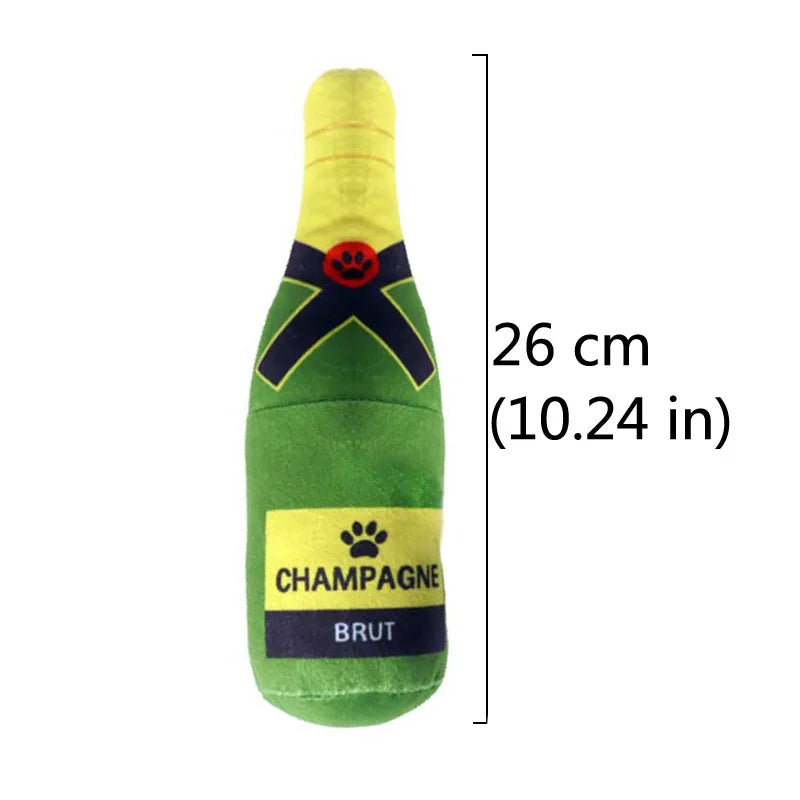  Champagne Wine Bottle Shape Pet Toys & More